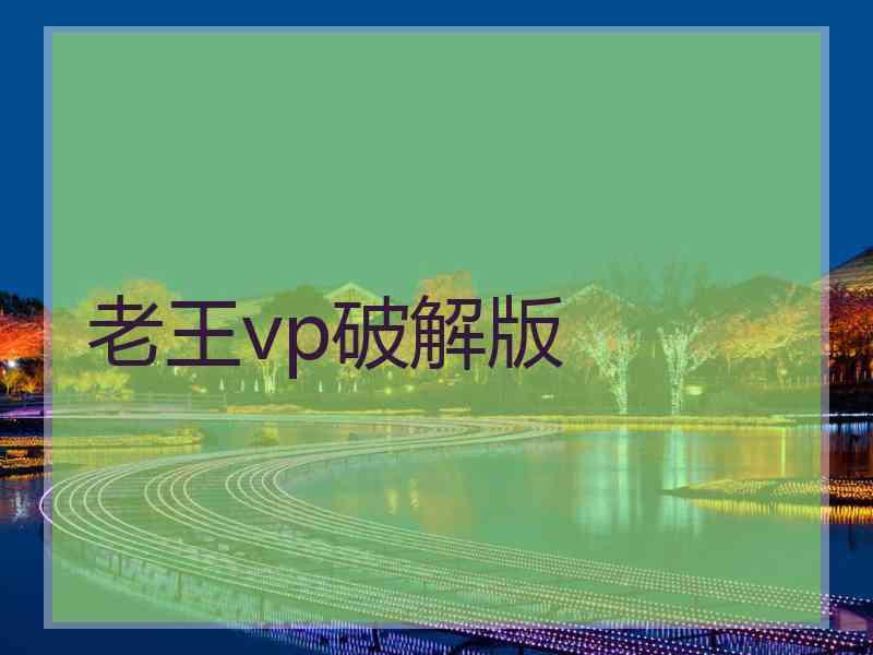 老王vp破解版