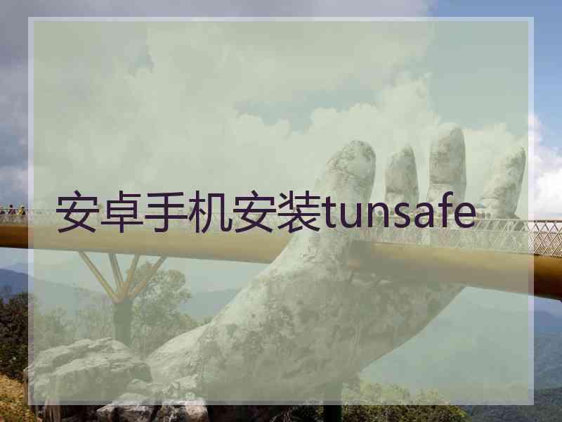 安卓手机安装tunsafe