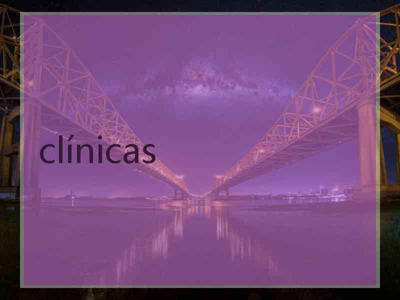 clínicas