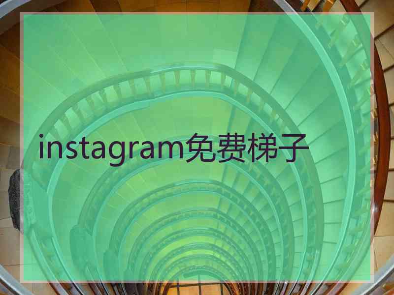 instagram免费梯子